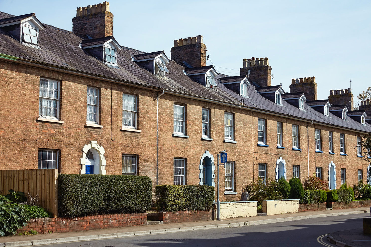 Row of town houses